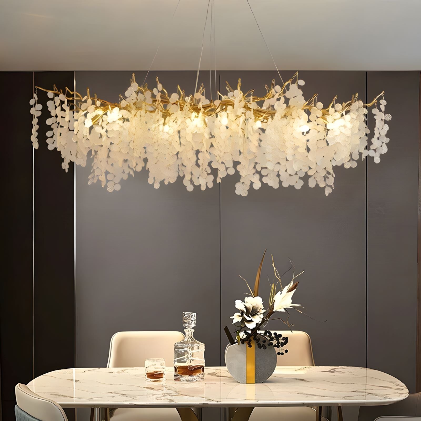 VALORA - ZENDUCE - Round - 16" x 16" x 14" / 40cm x 40cm x 35cm / Warm White
