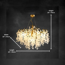 VALORA - (OPEN BOX) - ZENDUCE - Round - 16" x 16" x 14" / 40cm x 40cm x 35cm / Warm White / Gold