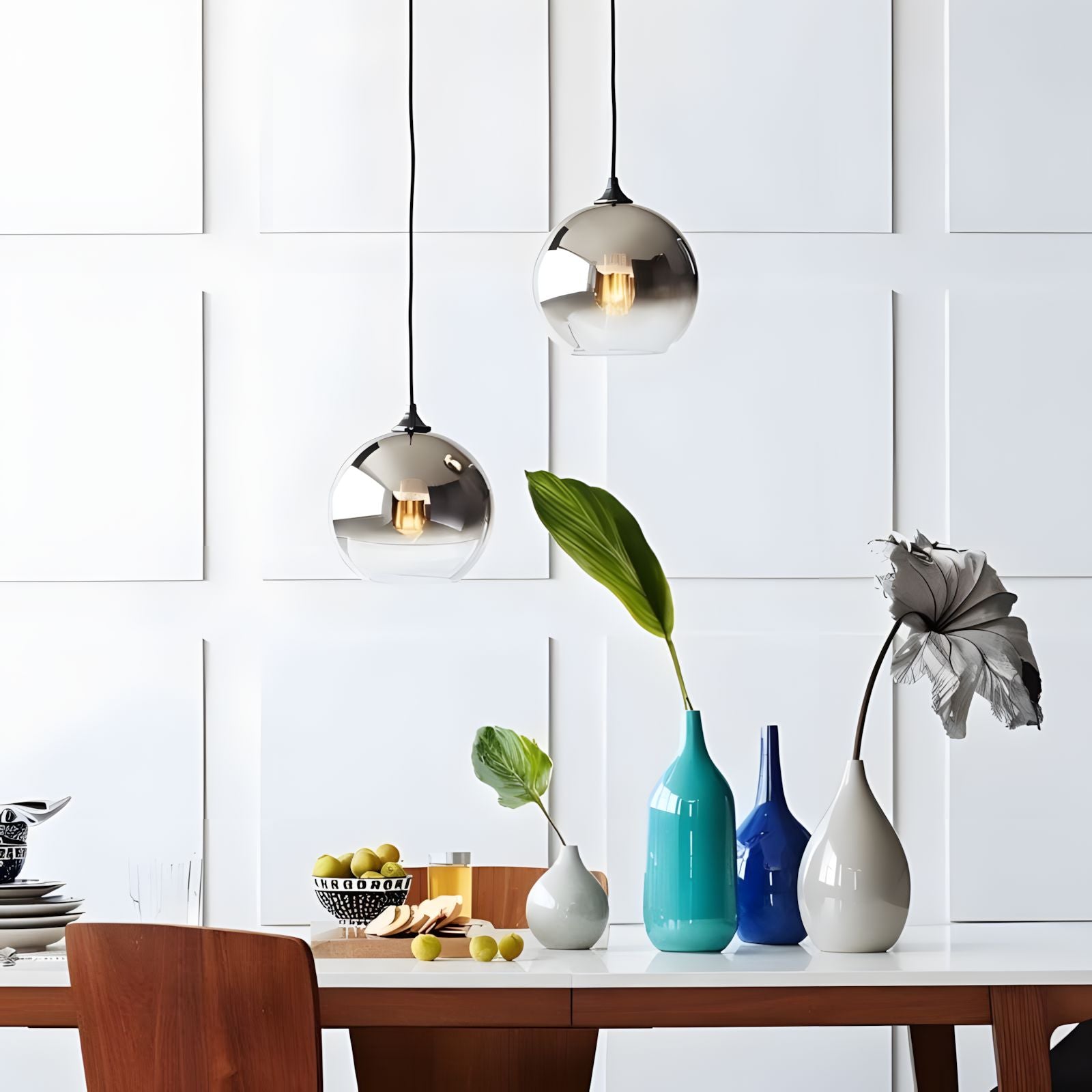 VELA-Glass Pendant Light-ZENDUCE