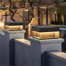 VELLA-Solar Square Post Light-ZENDUCE