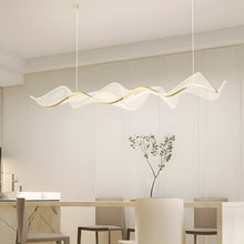 VELURE (OPEN BOX)-Transparent Acrylic Wave Chandelier-ZENDUCE