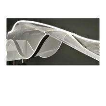 VELURE (OPEN BOX)-Transparent Acrylic Wave Chandelier-ZENDUCE