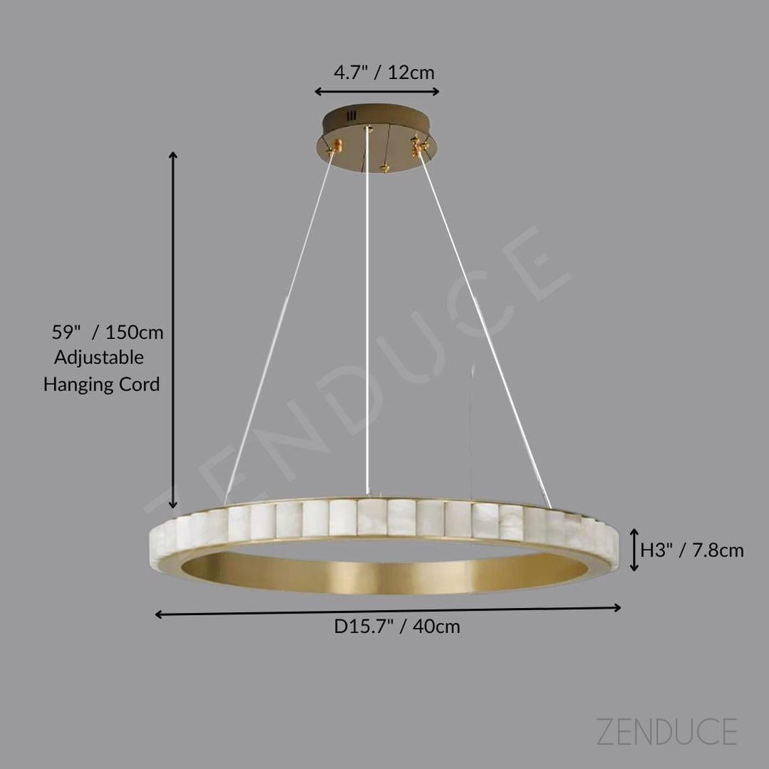 VESPERA - ZENDUCE - D15.7" / 40cm / Gold Frame
