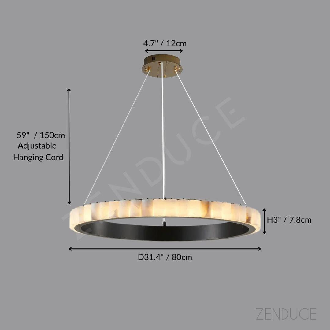 VESPERA - ZENDUCE - D31.4" / 80cm / Black Frame