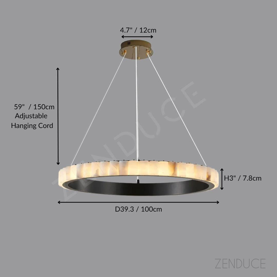 VESPERA - ZENDUCE - D39.3 / 100cm / Black Frame