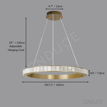 VESPERA - ZENDUCE - D47.2" / 120cm / Gold Frame