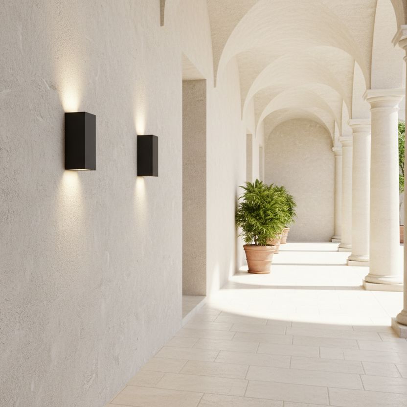 VEXOR-Modern Waterproof Up & Down LED Outdoor Wall Light-ZENDUCE