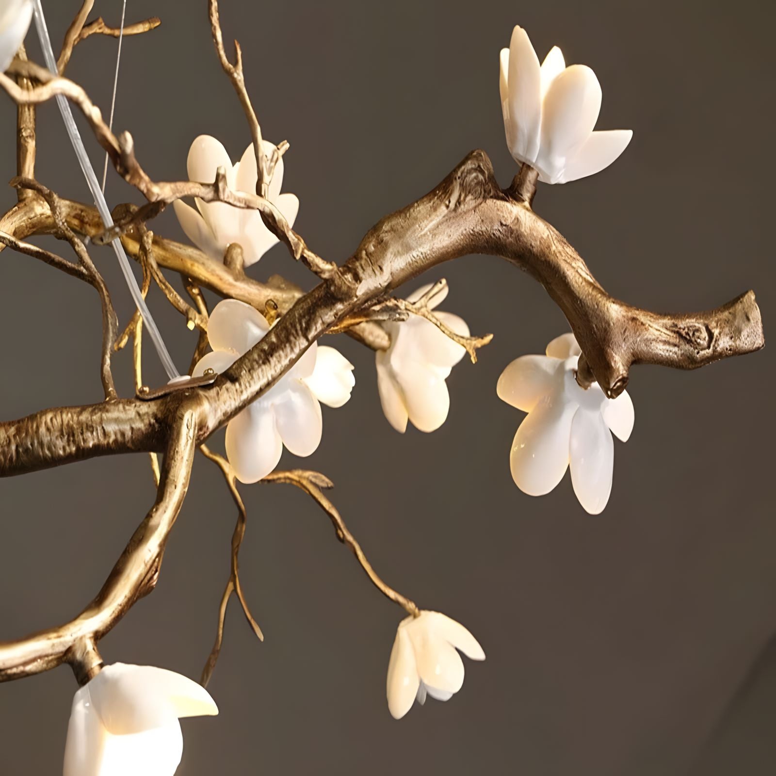 Veyra - Dimmable Rustic Tree Branch Chandelier