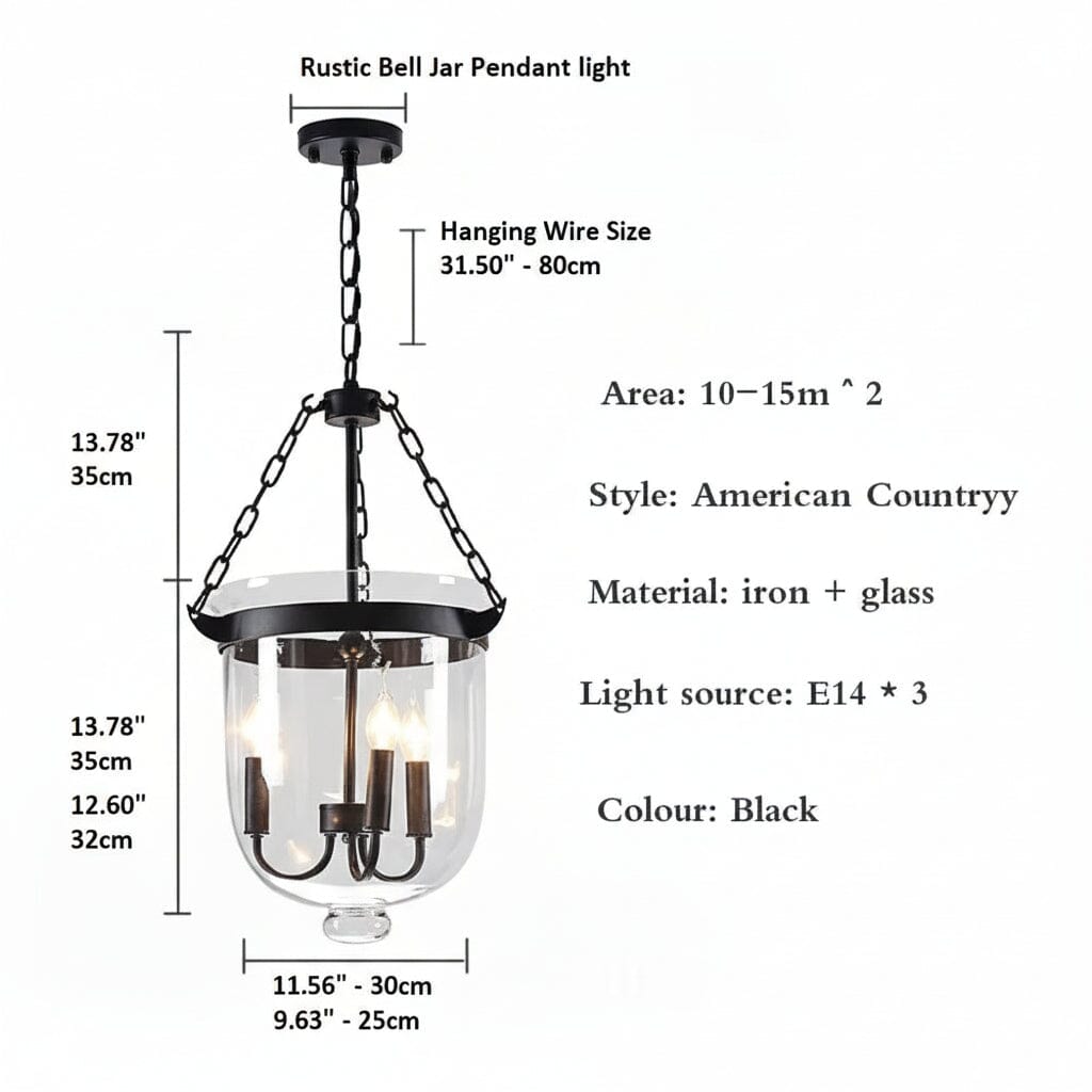 VINTELLA-Metalbound Glass Pendant Light-ZENDUCE