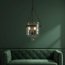 VINTELLA-Metalbound Glass Pendant Light-ZENDUCE