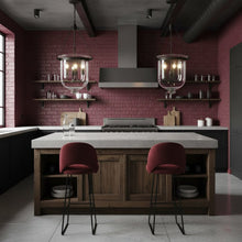 VINTELLA-Metalbound Glass Pendant Light-ZENDUCE
