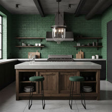 VINTELLA-Metalbound Glass Pendant Light-ZENDUCE