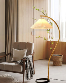 VIREX-Wooden Floor Lamp-ZENDUCE