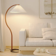 VIREX-Wooden Floor Lamp-ZENDUCE