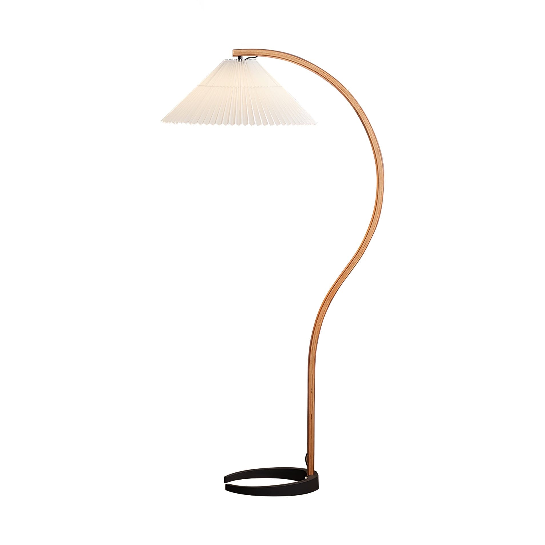 VIREX-Wooden Floor Lamp-ZENDUCE