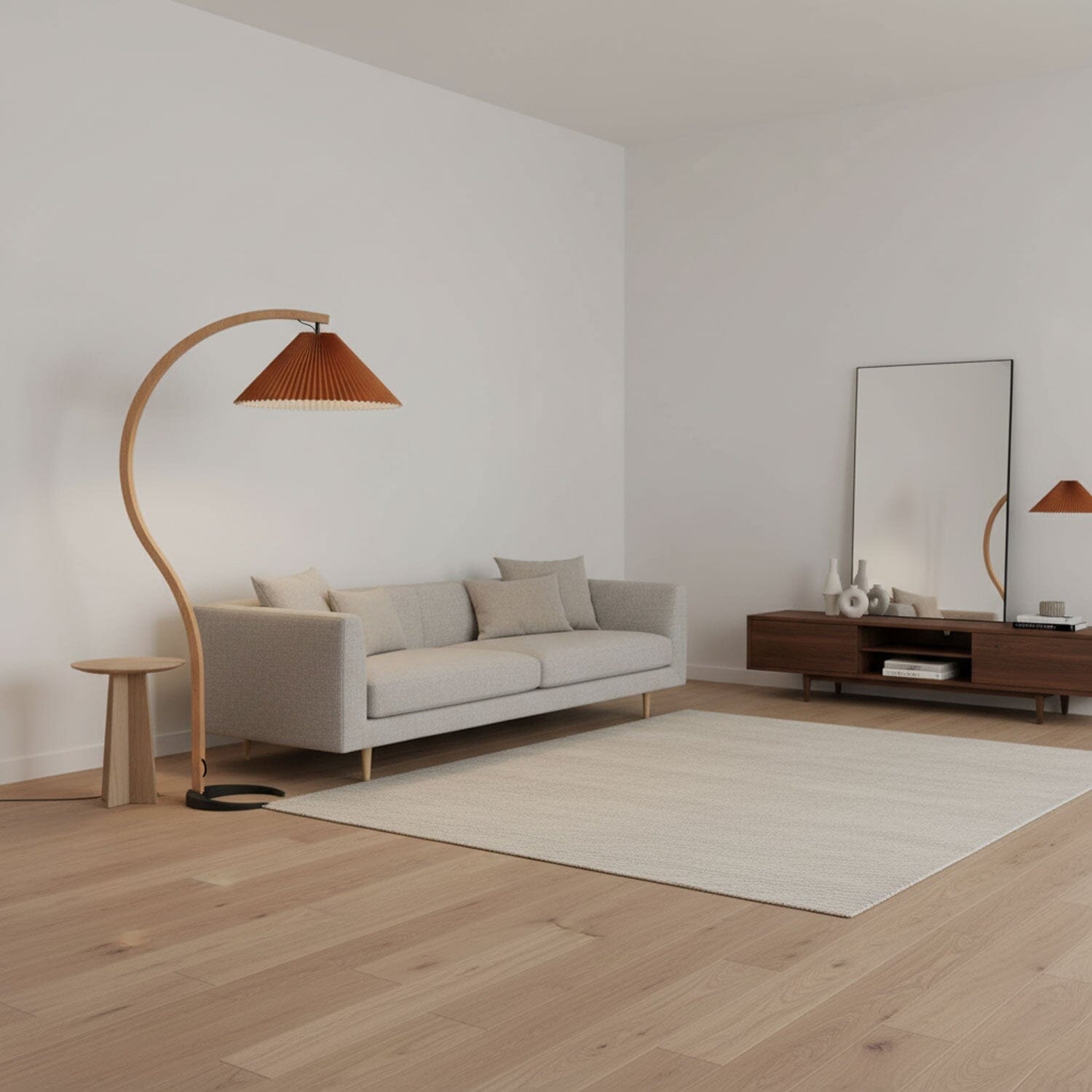 VIREX-Wooden Floor Lamp-ZENDUCE
