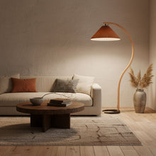 VIREX-Wooden Floor Lamp-ZENDUCE