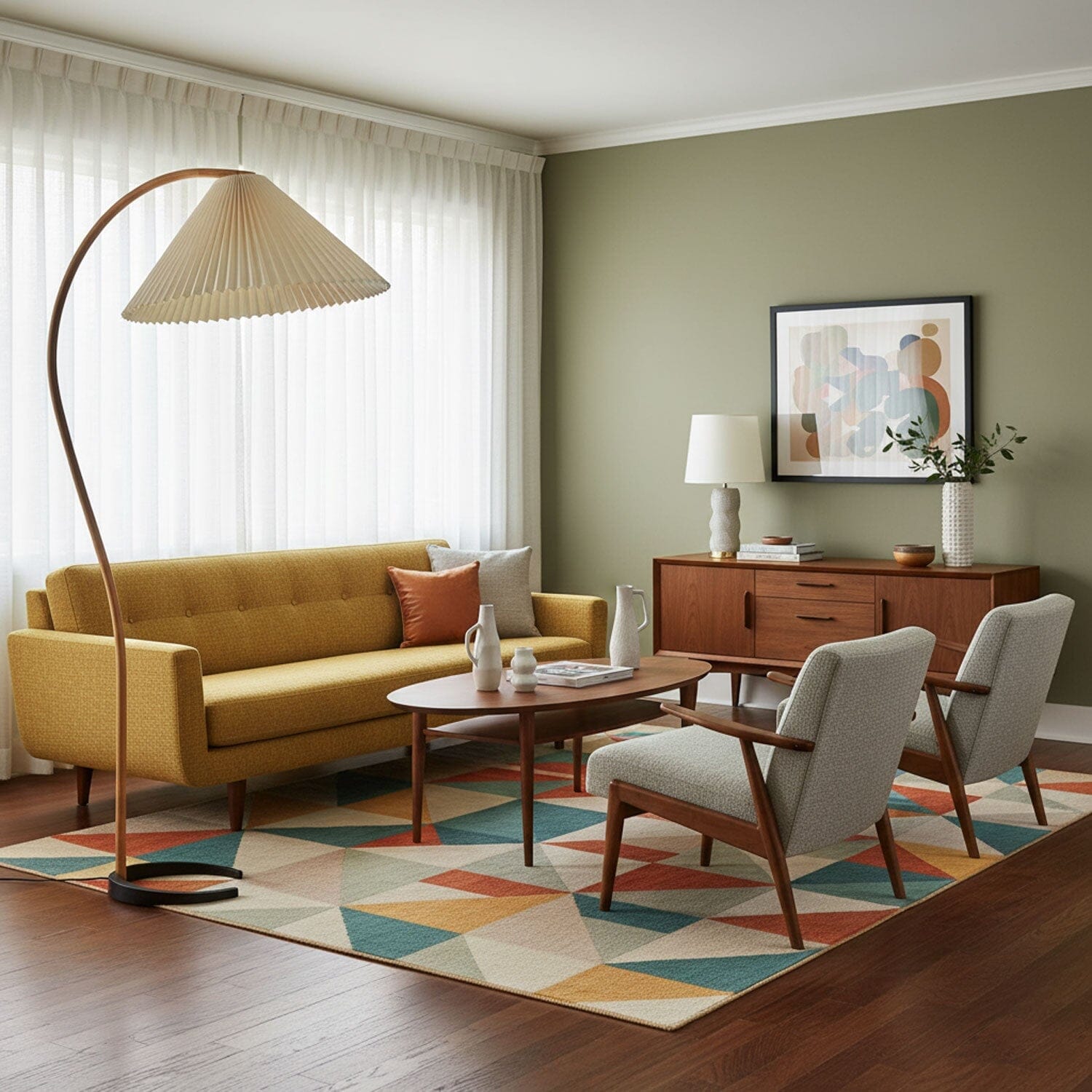 VIREX-Wooden Floor Lamp-ZENDUCE