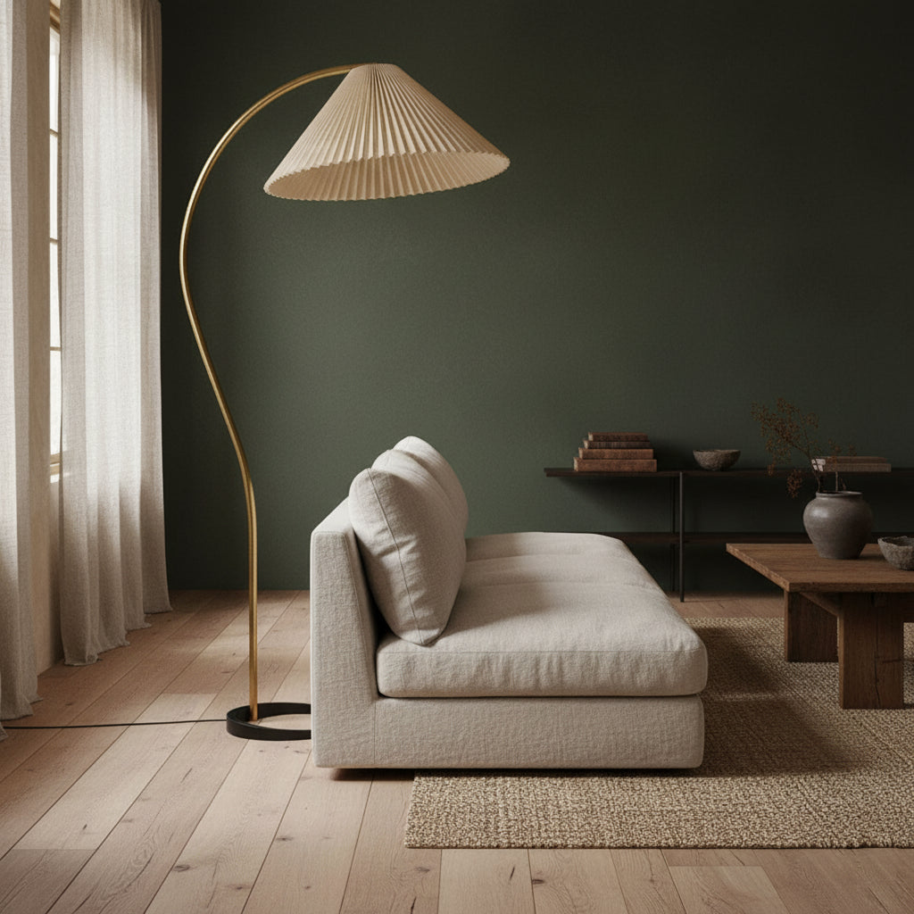 VIREX-Wooden Floor Lamp-ZENDUCE