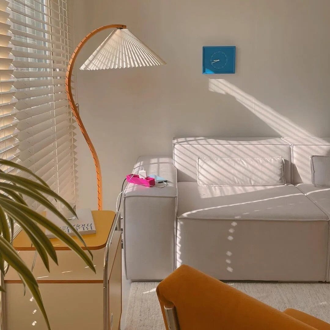 VIREX-Wooden Floor Lamp-ZENDUCE
