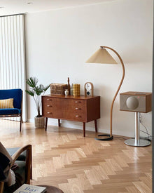 VIREX-Wooden Floor Lamp-ZENDUCE