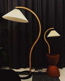 VIREX-Wooden Floor Lamp-ZENDUCE