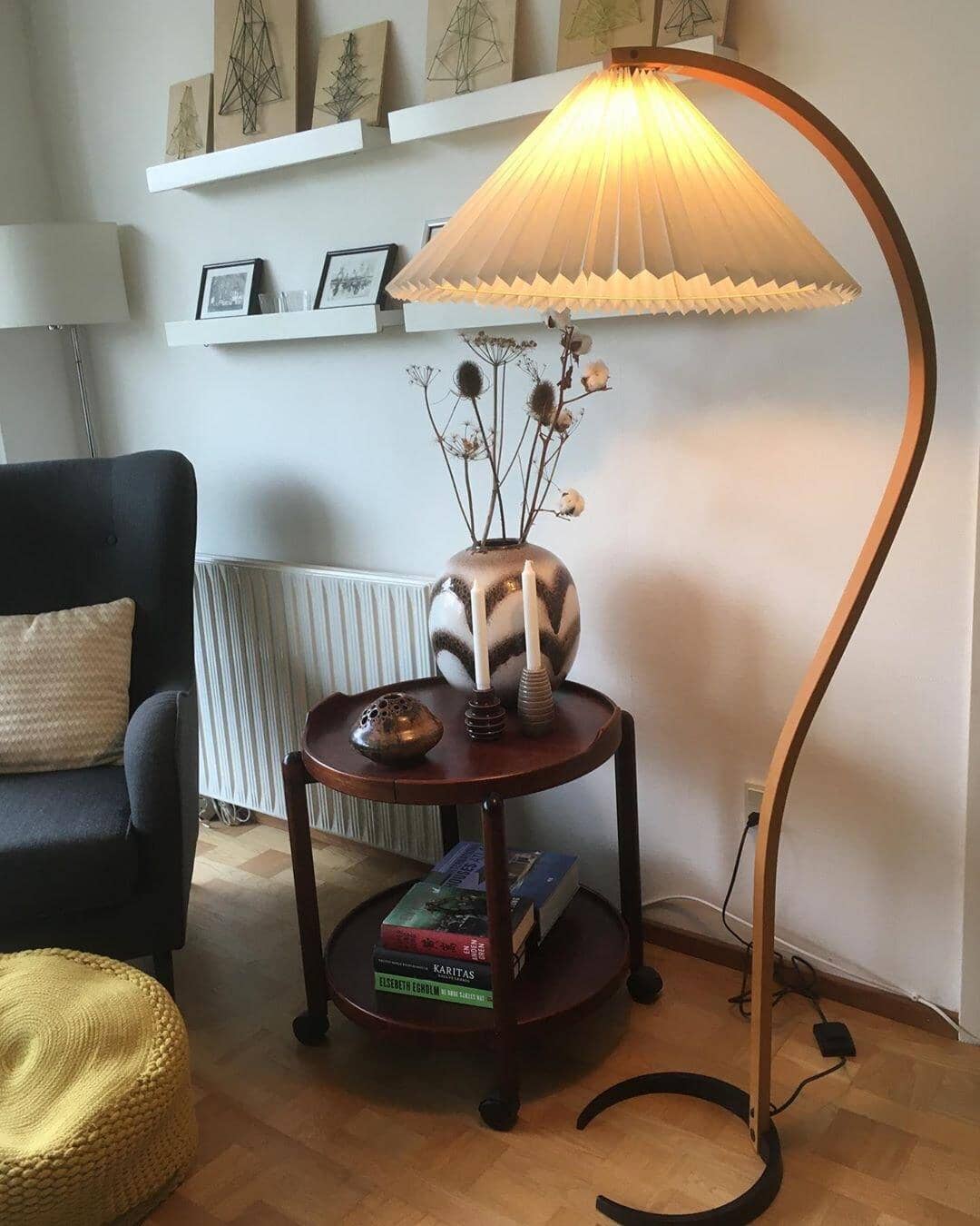 VIREX-Wooden Floor Lamp-ZENDUCE