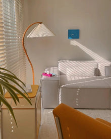 VIREX-Wooden Floor Lamp-ZENDUCE