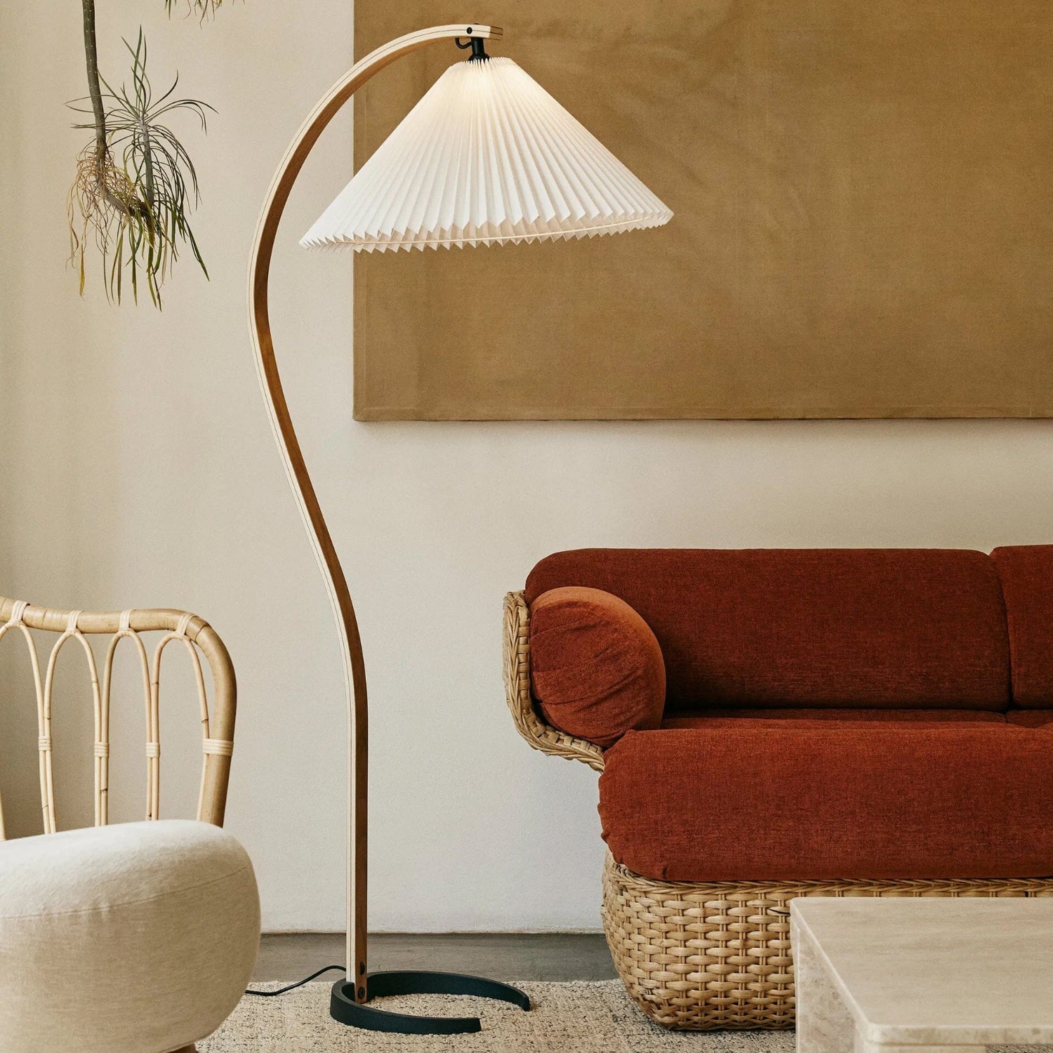 VIREX-Wooden Floor Lamp-ZENDUCE