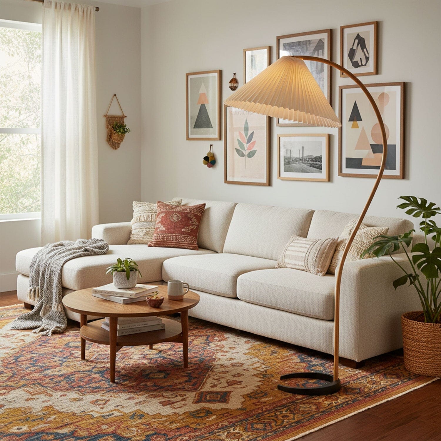 VIREX-Wooden Floor Lamp-ZENDUCE