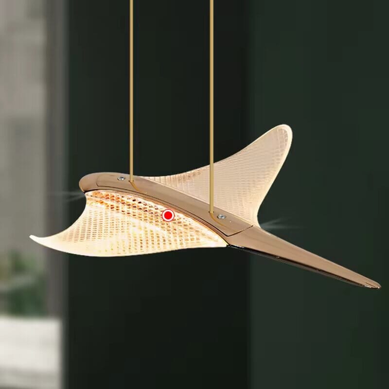 VOLANS - ZENDUCE - 8 Heads-Round Canopy ( ∅ 16" × H 98" ) / Warm White