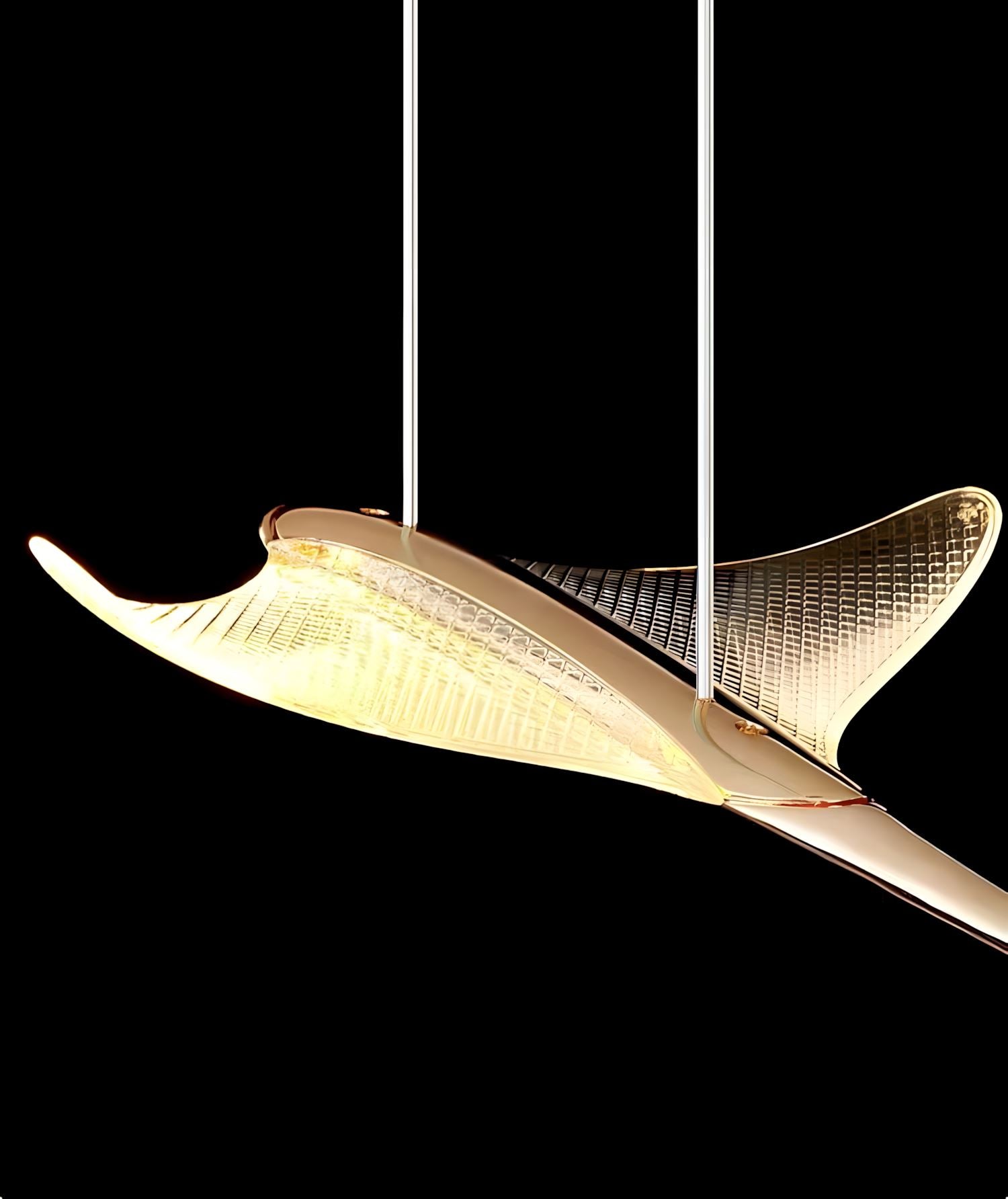 VOLANS - ZENDUCE - 8 Heads-Round Canopy ( ∅ 16" × H 98" ) / Warm White