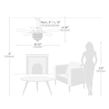 Whirl-Modern Ceiling Fan-ZENDUCE
