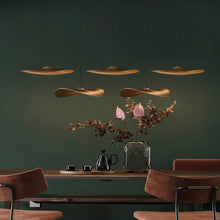 YARA-Organic Curved Wooden Chandelier-ZENDUCE