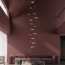 YARA-Organic Curved Wooden Chandelier-ZENDUCE
