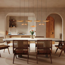 YARA-Organic Curved Wooden Chandelier-ZENDUCE
