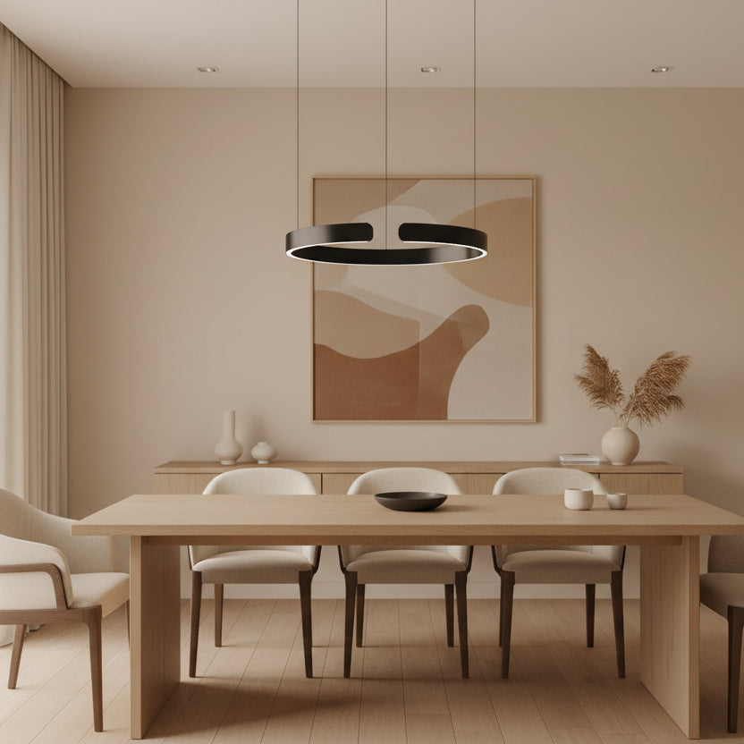 ZARIA-Modern Dimmable LED Ring Pendant Light-ZENDUCE