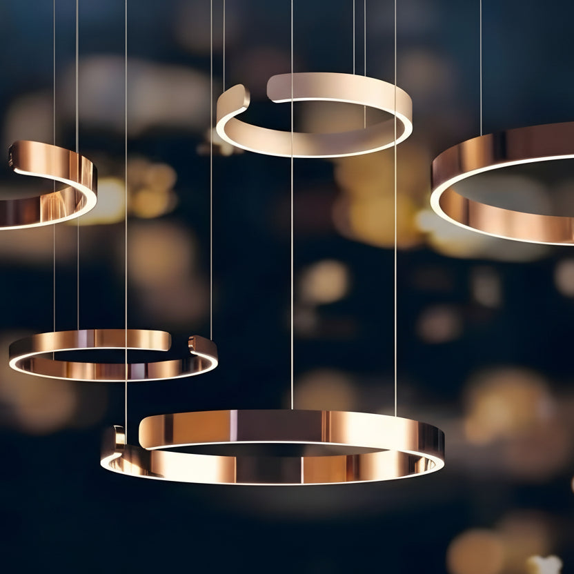 ZARIA-Modern Dimmable LED Ring Pendant Light-ZENDUCE