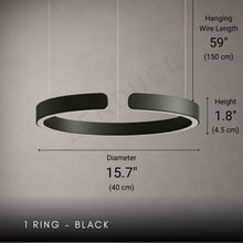 ZARIA-Modern Dimmable LED Ring Pendant Light-ZENDUCE