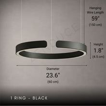 ZARIA-Modern Dimmable LED Ring Pendant Light-ZENDUCE