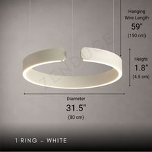 ZARIA-Modern Dimmable LED Ring Pendant Light-ZENDUCE