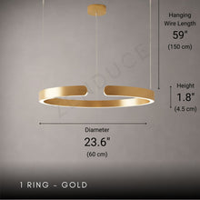 ZARIA-Modern Dimmable LED Ring Pendant Light-ZENDUCE