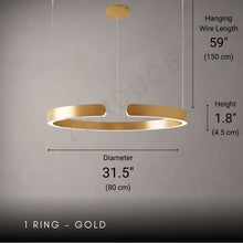 ZARIA-Modern Dimmable LED Ring Pendant Light-ZENDUCE