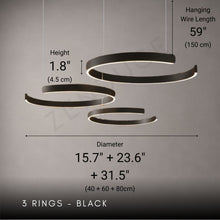 ZARIA-Modern Dimmable LED Ring Pendant Light-ZENDUCE