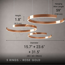 ZARIA-Modern Dimmable LED Ring Pendant Light-ZENDUCE