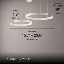 ZARIA-Modern Dimmable LED Ring Pendant Light-ZENDUCE
