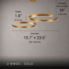 ZARIA-Modern Dimmable LED Ring Pendant Light-ZENDUCE