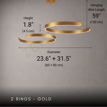 ZARIA-Modern Dimmable LED Ring Pendant Light-ZENDUCE