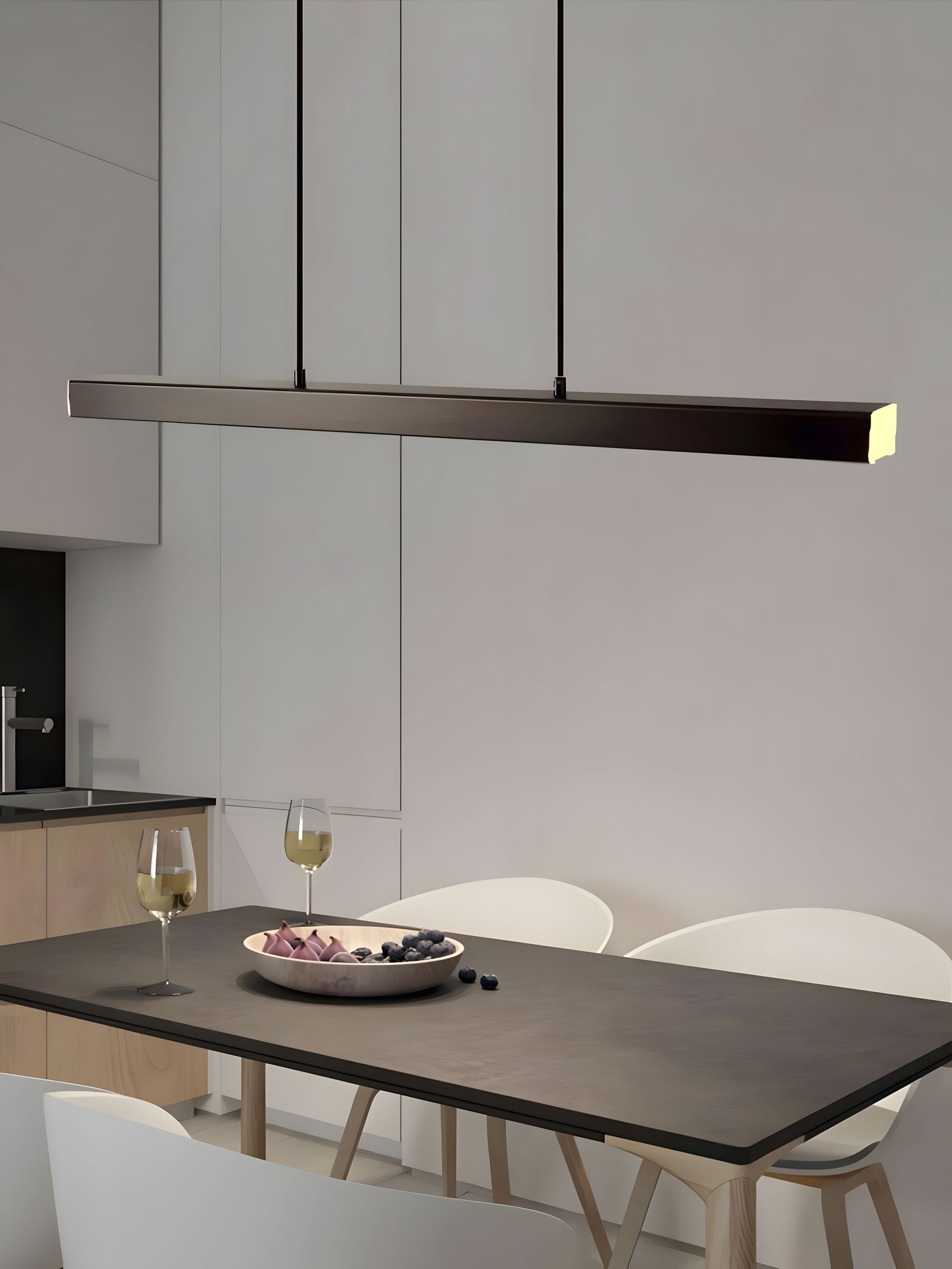 ZEN LINE (OPEN BOX)-Nordic Minimalist Linear Dimmable LED Pendant Light - Zenduce-ZENDUCE