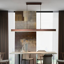 Sleek Linear Dimmable Pendant Light - Arctic Block by ZENDUCE